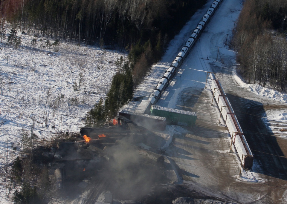 Wapske, Plaster Rock, New Brunswick, Train Derailment, Transportation ...