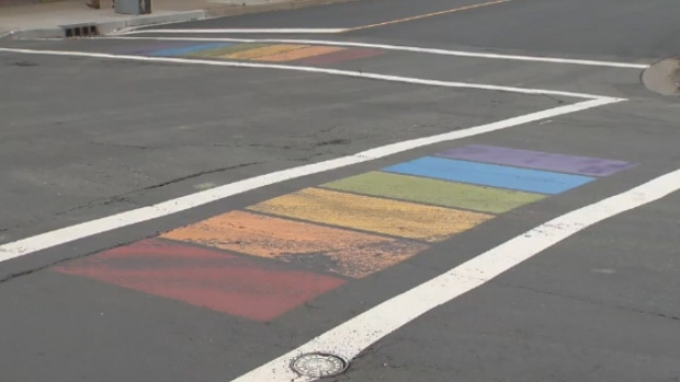New Glasgow introduces first rainbow crosswalks - CTV News