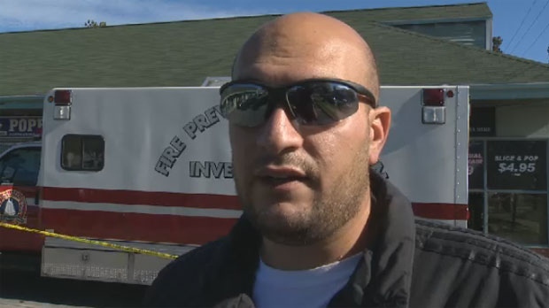 <b>Milad Chalhoub</b> says he is devastated after a fire damaged his Halifax pizza ... - image