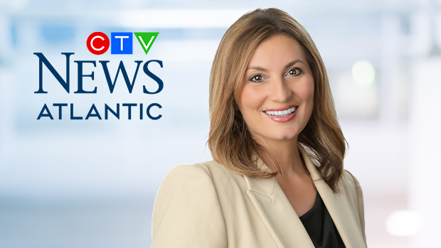 Maria Panopalis and Jayson Baxter are pictured alongside a CTV News Atlantic logo