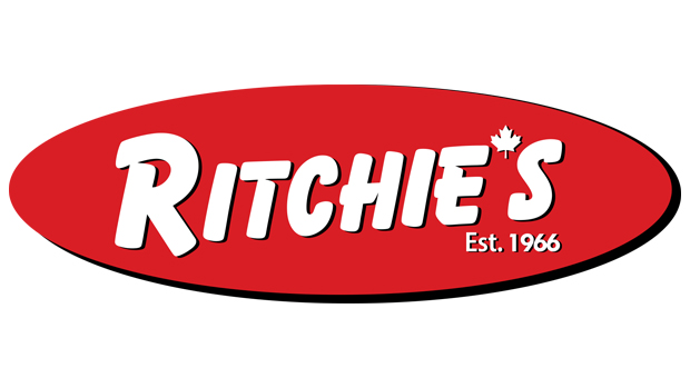 A red and white logo is displayed for Ritchie's
