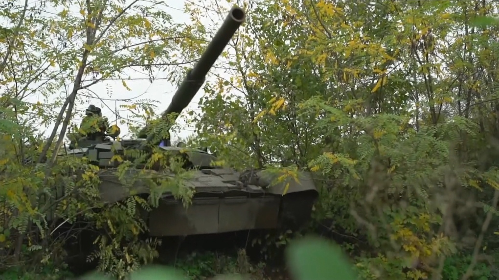 Ukraine war: Tank to depart from Halifax airport