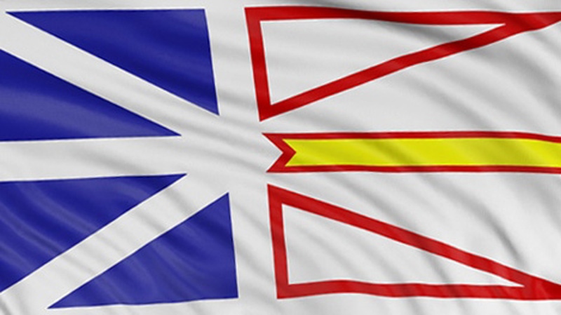 The flag of Newfoundland and Labrador is pictured in this file photo.