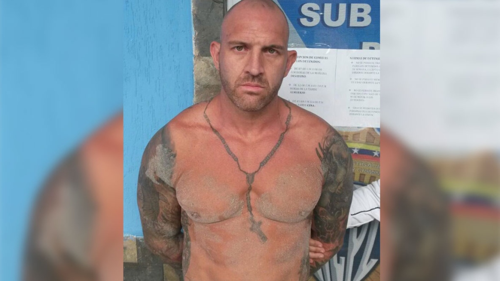  Steven Douglas Skinner is shown after being arrested in Playa El Yaque, on Margarita Island in Venezuela. (HO - CICPC) 