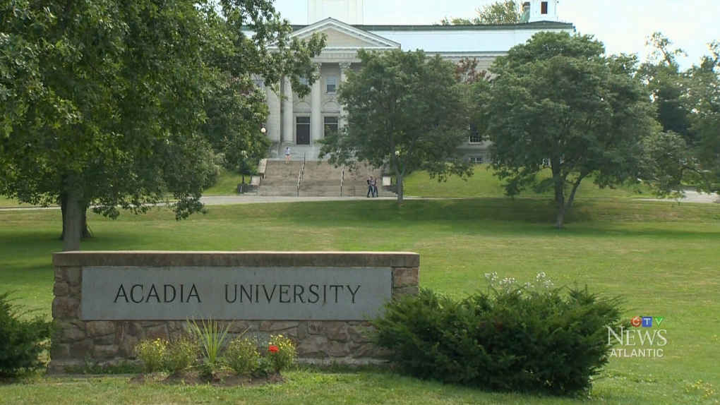 Acadia University in Wolfville, N.S., is pictured. (CTV Atlantic)