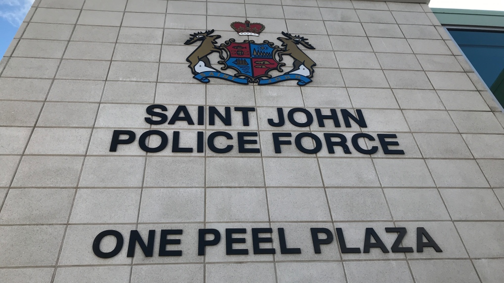 The Saint John Police Force station is seen at 1 Peel Plaza in Saint John, N.B.