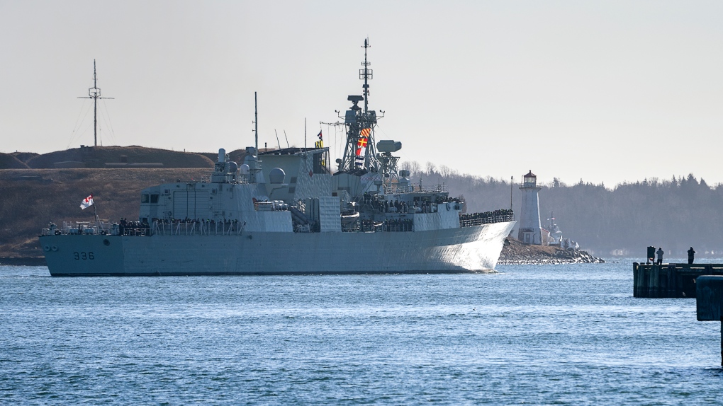 HMCS Montreal Departs From Halifax   Hmcs Montreal 1 5746275 