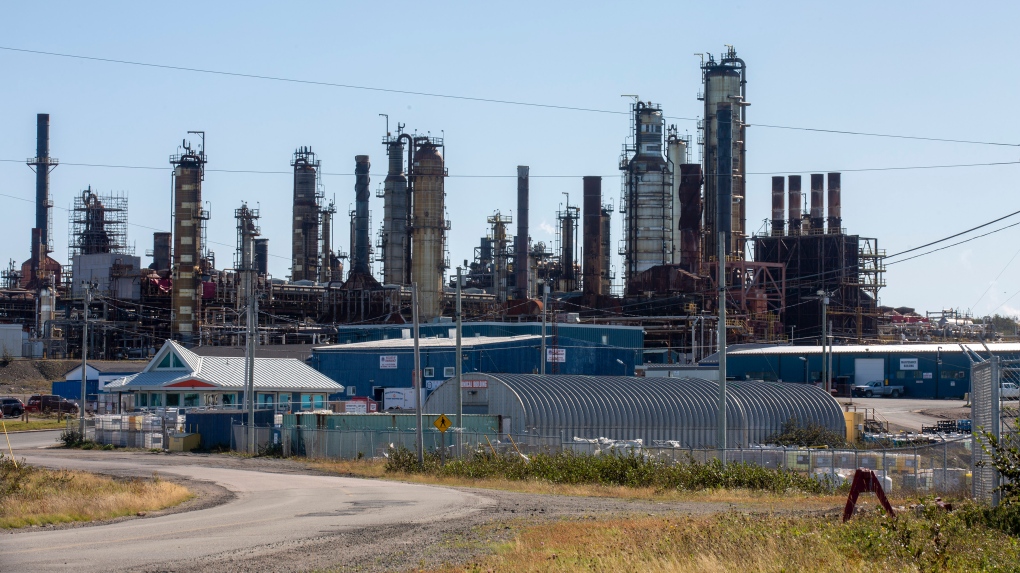 Braya Renewable Fuels, formerly the North Atlantic Refinery, is shown in Come By Chance, N.L., on Tuesday, Oct. 6, 2020. (THE CANADIAN PRESS/Paul Daly)