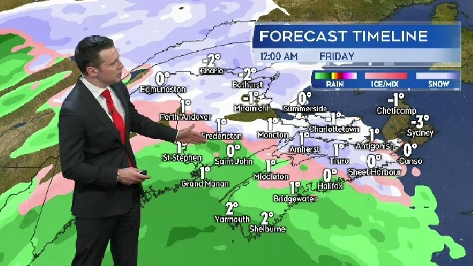 Weather System Approaches The Maritimes