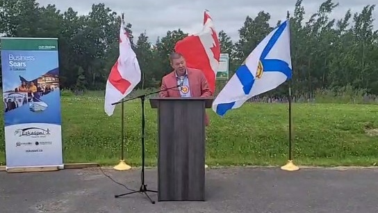 The province says the money will support the development and installation of a 583-kilowatt ground-mounted solar energy system that will reduce overall energy demands and lower energy costs. (Facebook/ Eskasoni Corporate Division)