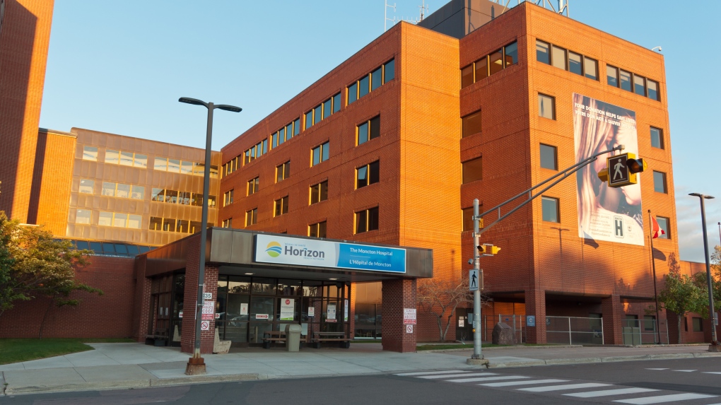Moncton city hospital in Moncton, N.B. is shown on Thursday Oct. 8, 2020. THE CANADIAN PRESS/Marc Grandmaison 