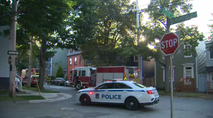 Fire crews were called to a 10-unit building on Bloomfield Street in Halifax shortly after 6:30 p.m. on Thursday.