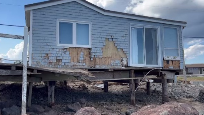 Storm damage in Cocagne, N.B.