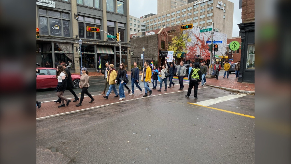 Moncton Pride community marches through the city | CTV News