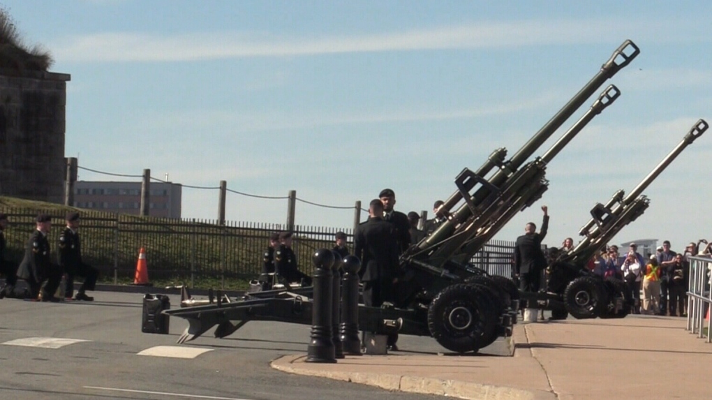 21-gun salute in Halifax Saturday