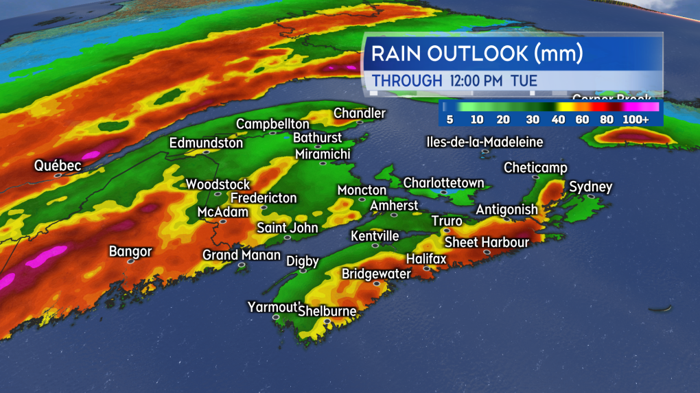 Maritime Storm Coming Monday | CTV News