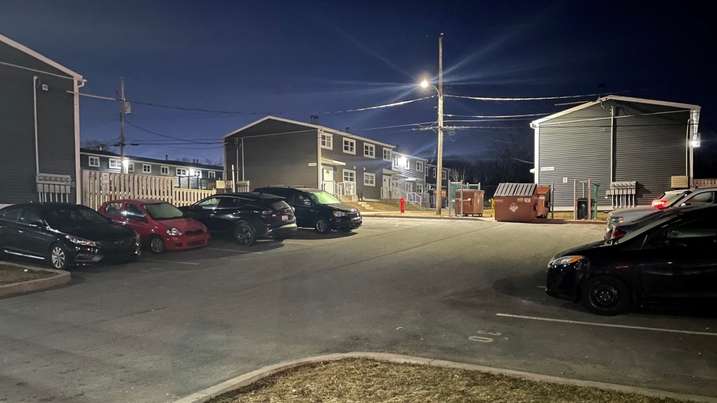 Halifax Regional Police are investigating after shots were fired at a home in the area of Bras D'or Lane in Dartmouth, N.S., on March 22, 2023. (Carl Pomeroy/CTV Atlantic)