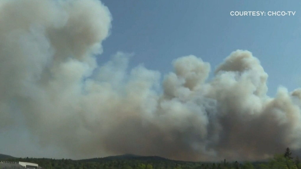 N.B. Wildfire Still Burning Out Of Control