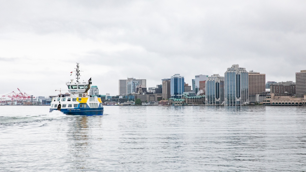 The Dartmouth ferry is seen en route to Halifax, Tuesday, June 6, 2023. (Courtesy: THE CANADIAN PRESS/Kelly Clark)