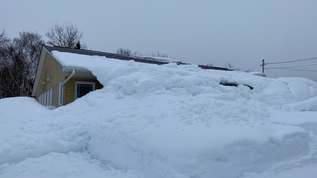 Parts of the Maritimes see up to 100 cm of snowfall Monday CTV News