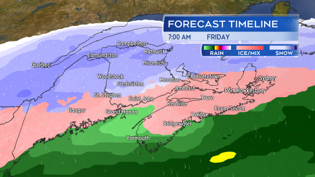 forecast timeline friday