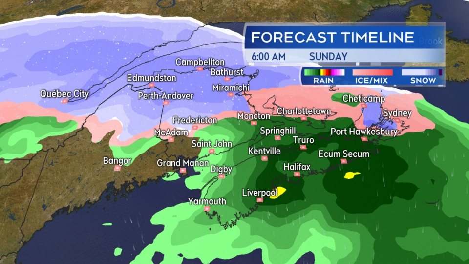 Storm Will Bring A Mixed Bag Of Bad Weather To The Maritimes | CTV News