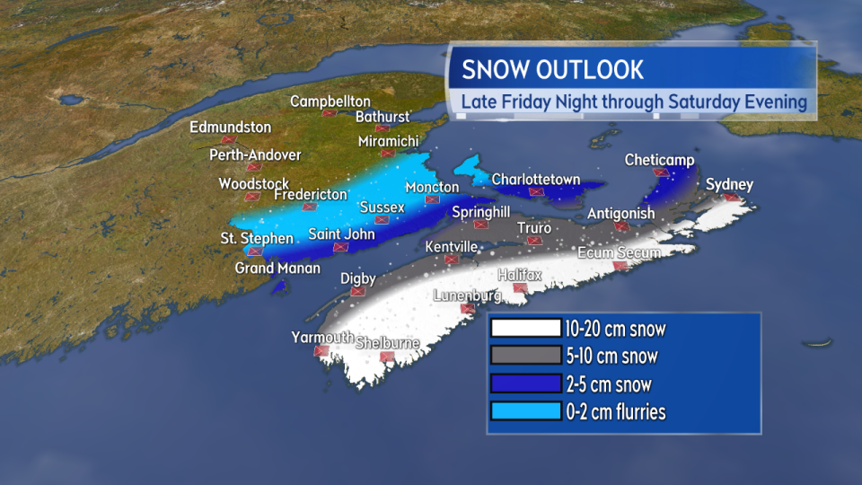 Snowstorm on the way, with Nova Scotia expected to get most of it CTV